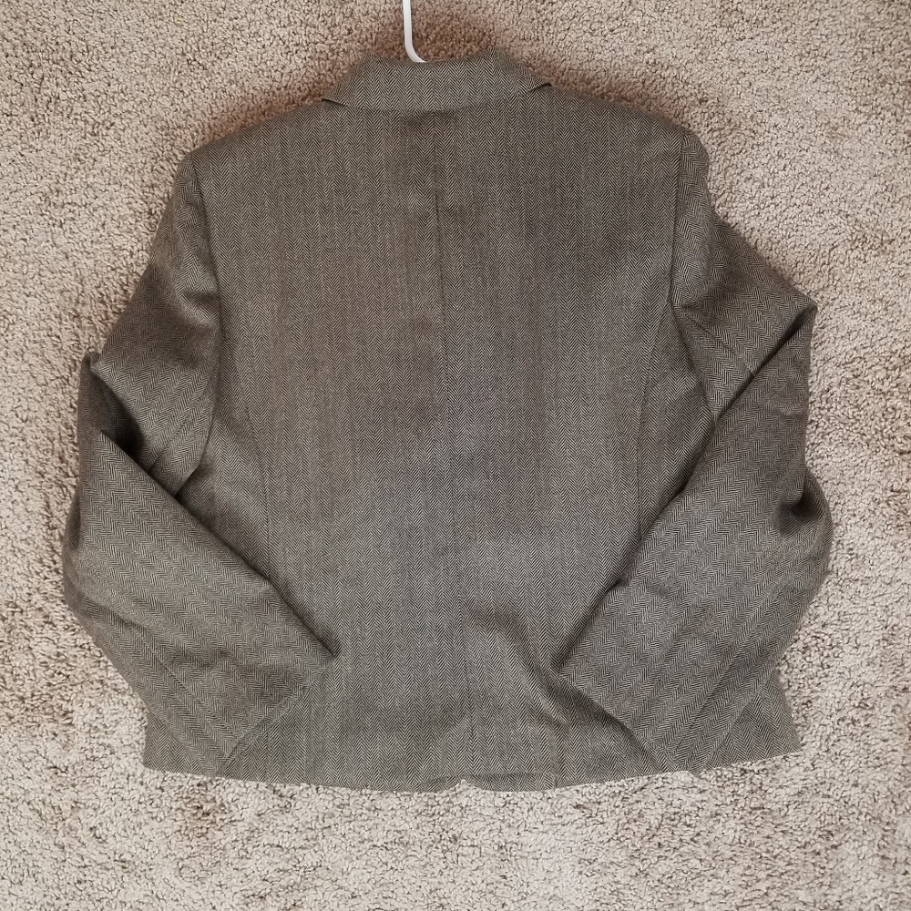 Chaps 100% Wool Button Front Blazer - image 6